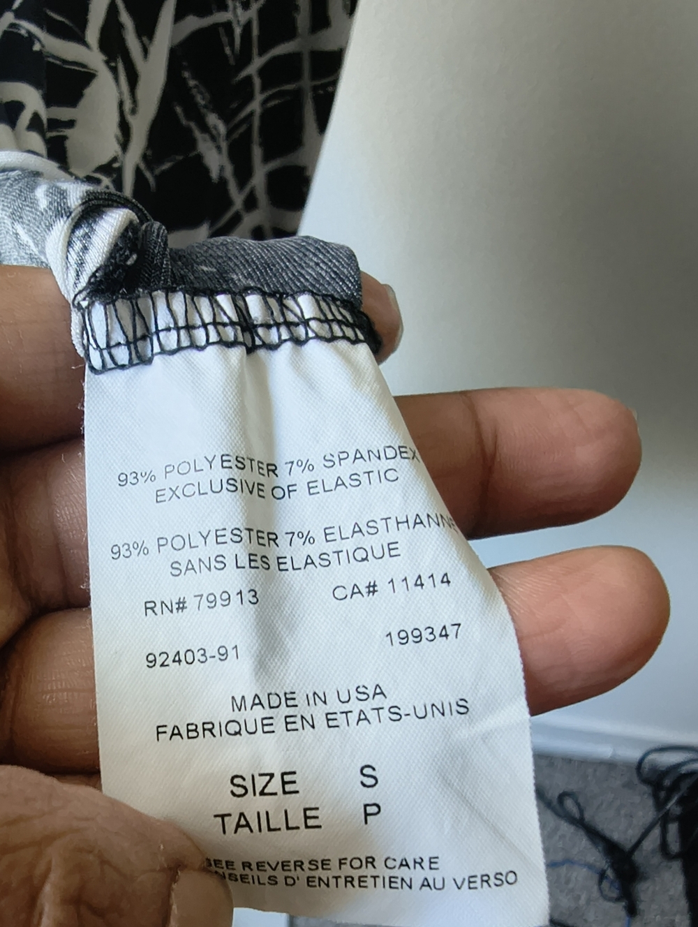 Motherhood Maternity Dress  Black Cream Stretch Comfy Flowy Professional - Picture 7 of 7